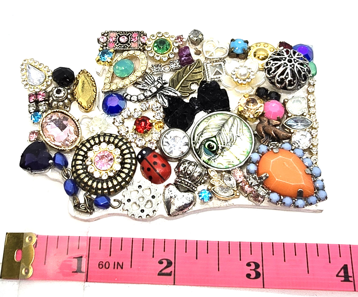 Handcrafted from recycled Materials, The State of Washington Wooden Ornament