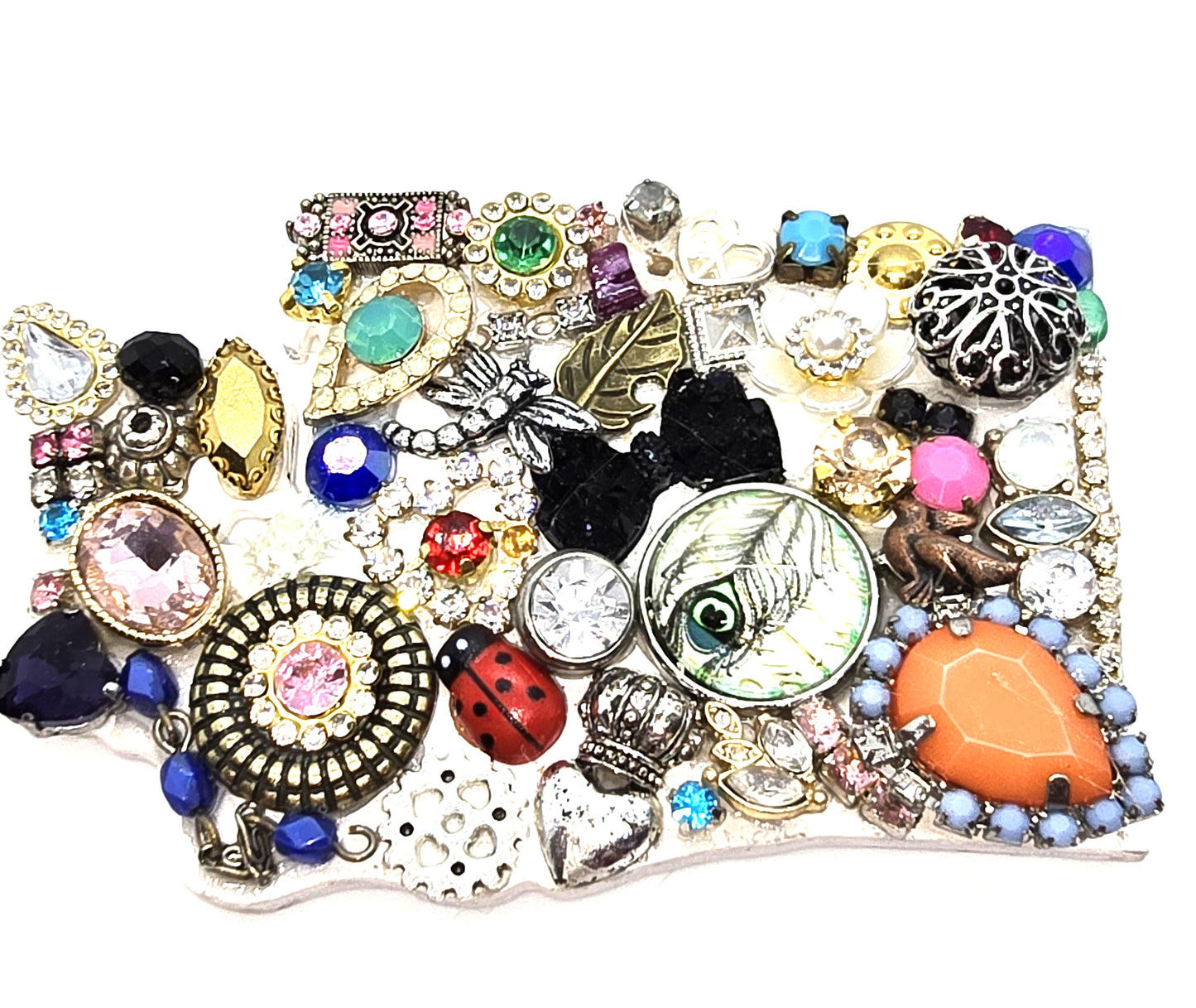 Handcrafted from recycled Materials, The State of Washington Wooden Ornament