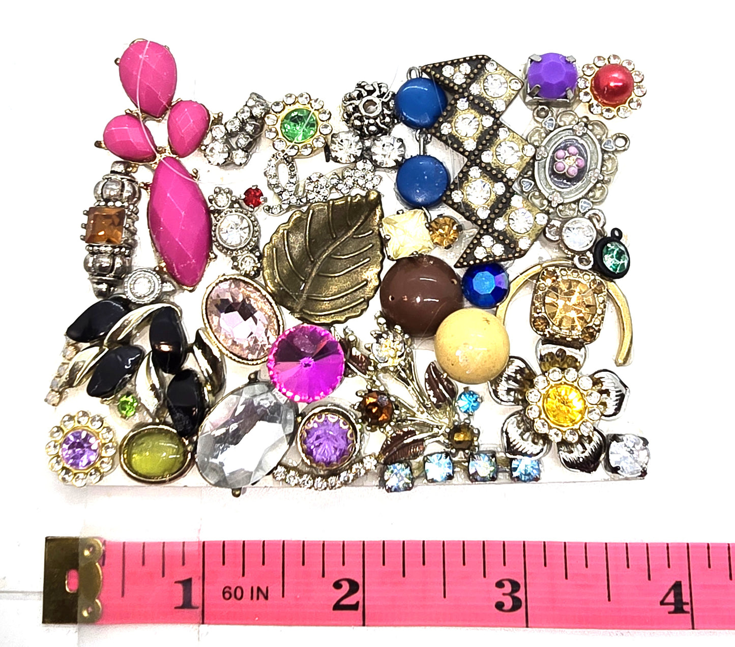 Handcrafted from recycled Materials, 4 inch State of Oregon bejewled ornament,