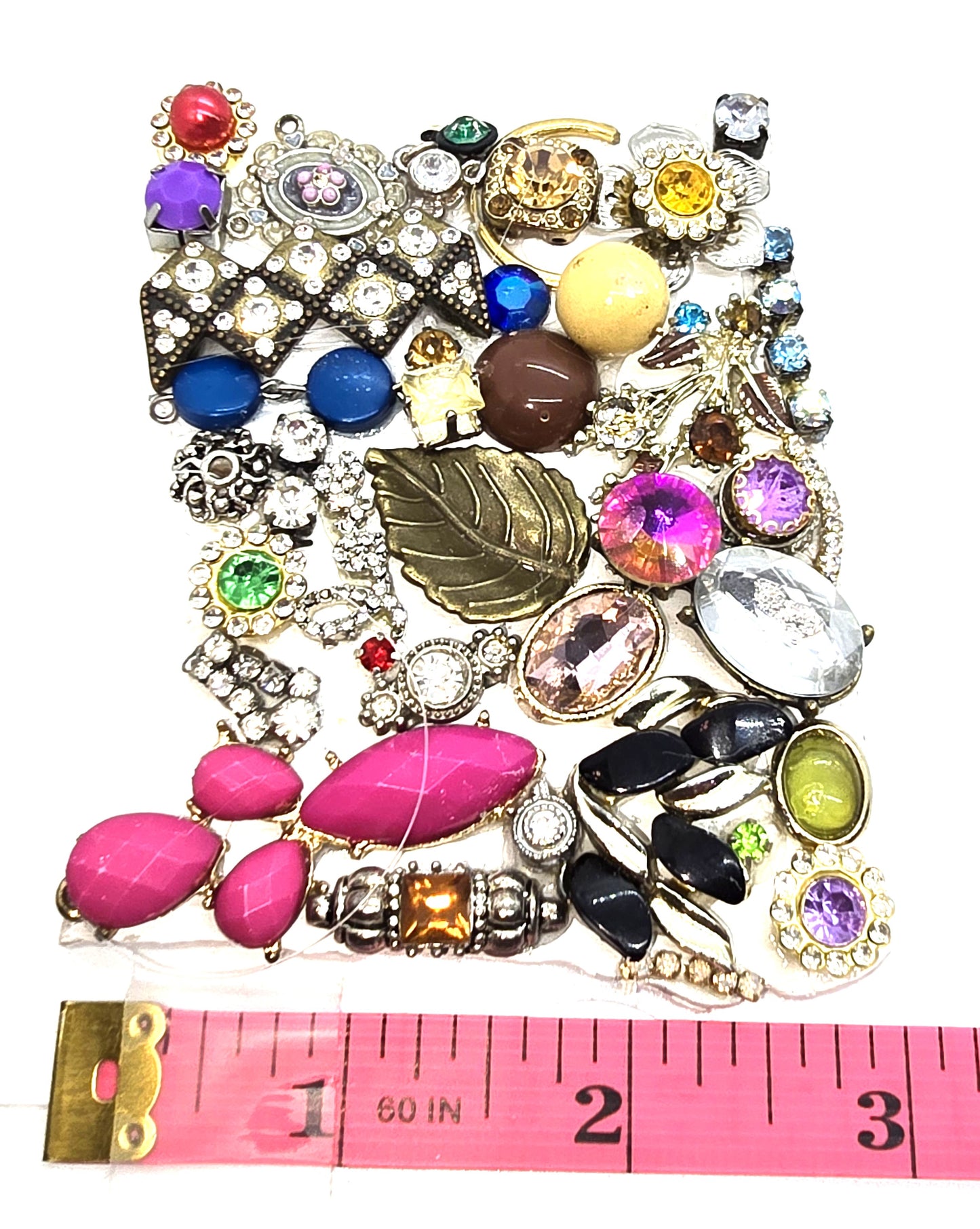 Handcrafted from recycled Materials, 4 inch State of Oregon bejewled ornament,