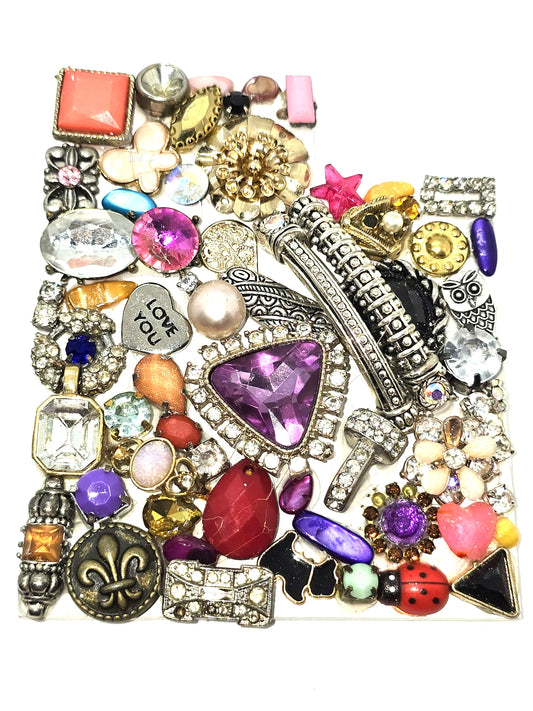 Handcrafted from recycled Materials, 4 inch Utah bejewled