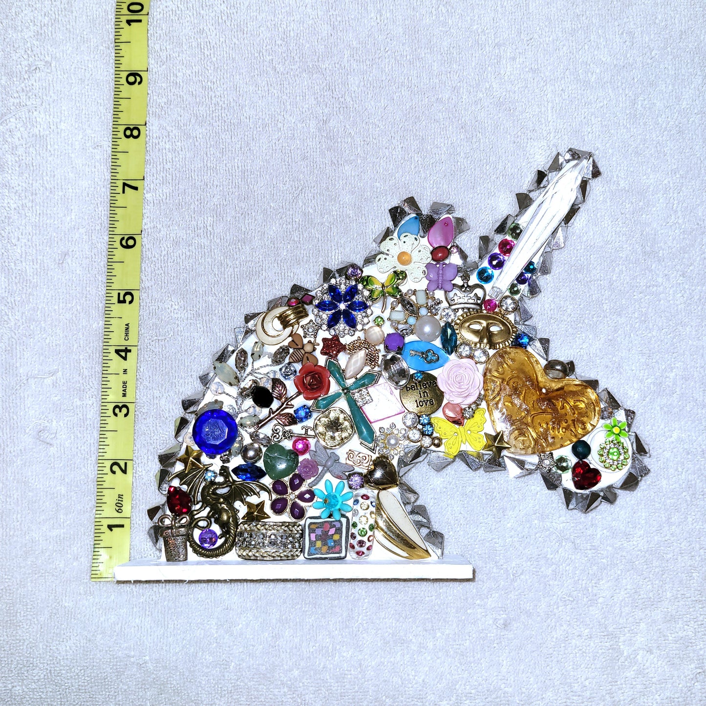 Unicorn Bejeweled home decor. Great for a Little Girls Room