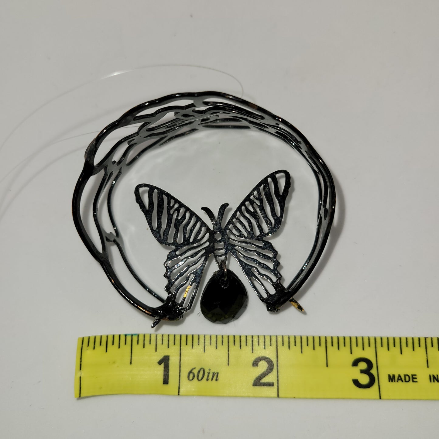 Handcrafted Black Butterfly Ornament