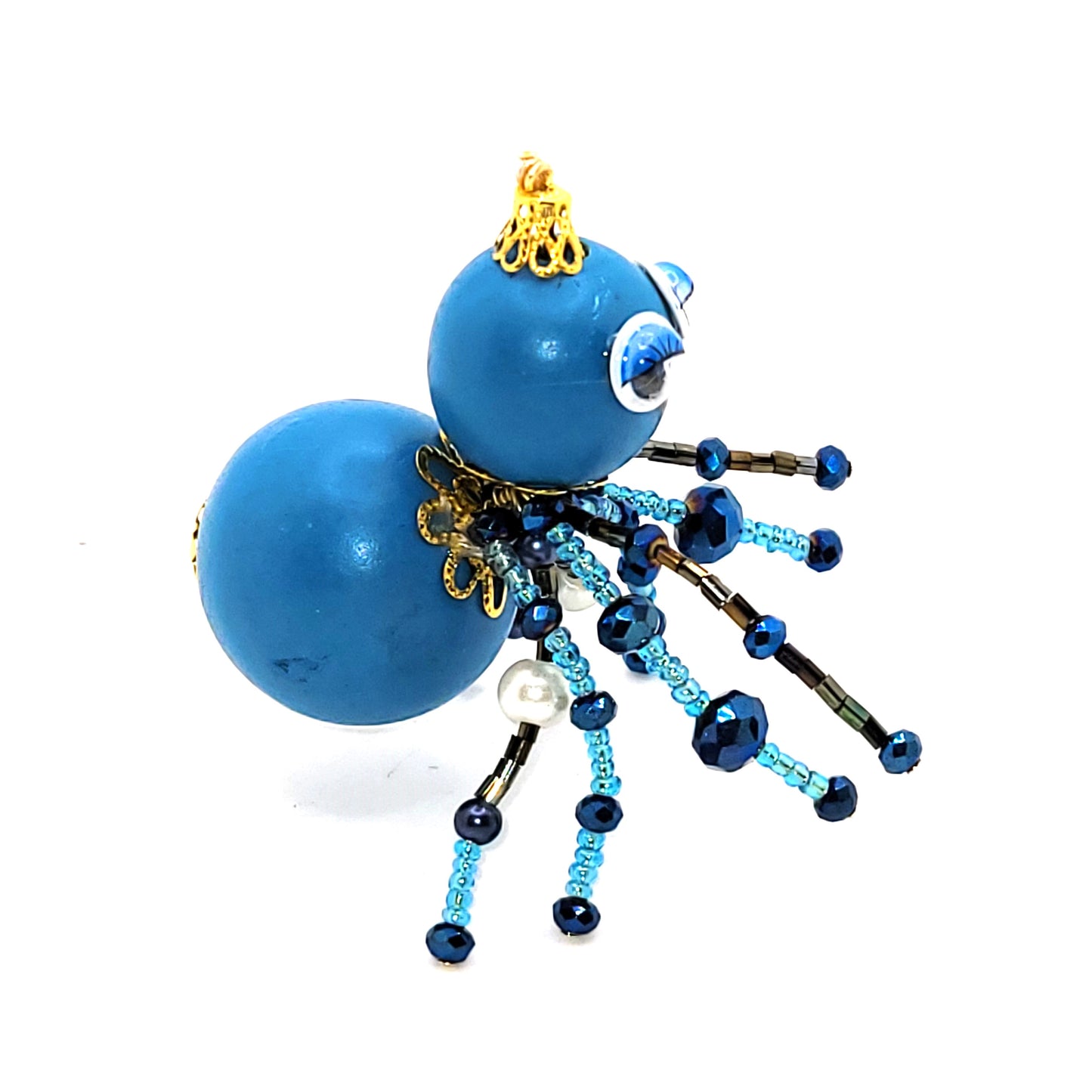 Christmas Spider, Tree Decoration, Holiday Insect, Friendly Spider, OOAK, Ornament,